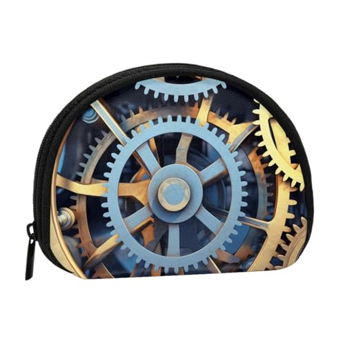 Tragbare Mini-Aufbewahrungstasche mit Uhrzahnrädern, Muschelform, kleine Münzgeldbörse, Muschel-Aufbewahrungstasche von ESNAIUVCD