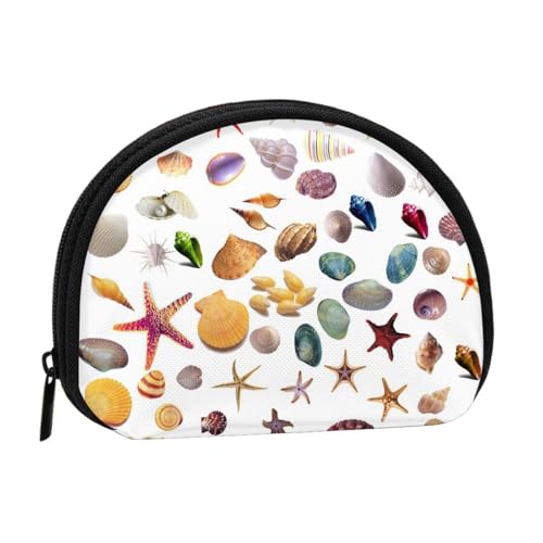 Tragbare Mini-Aufbewahrungstasche mit farbigen Muscheln, kleine Münzgeldbörse, Aufbewahrungstasche von ESNAIUVCD