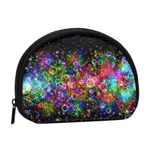 Tragbare Mini-Aufbewahrungstasche mit verträumtem Farbdruck, Muschelform, kleine Münzgeldbörse, Muschel-Aufbewahrungstasche von ESNAIUVCD