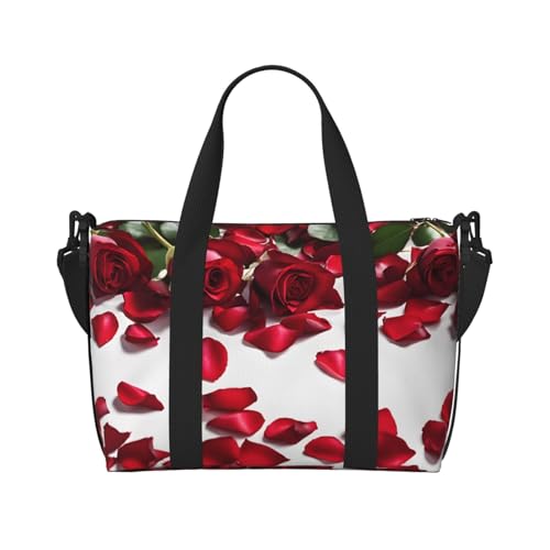 Turnbeutel für Damen, Wochenendtasche, Übernachtungstasche, Schultertasche für Damen und Herren, Einheitsgröße, Schwarz , Einheitsgröße von ESNAIUVCD