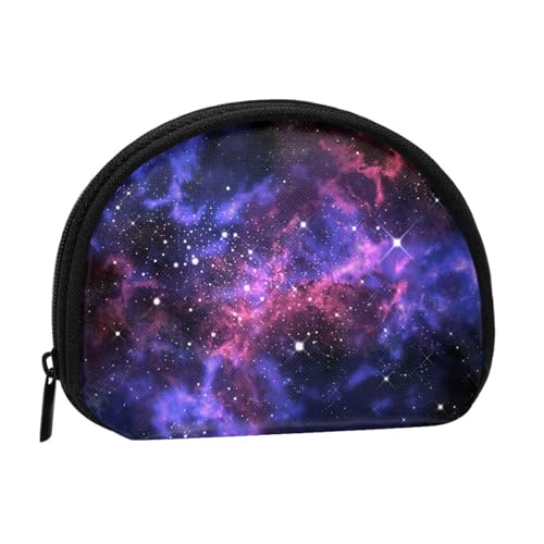 Universum Galaxy Star Space Print Portable Mini Storage Bag Shell Shaped Wallet Small Coin Wallet Shell Storage Bag von ESNAIUVCD