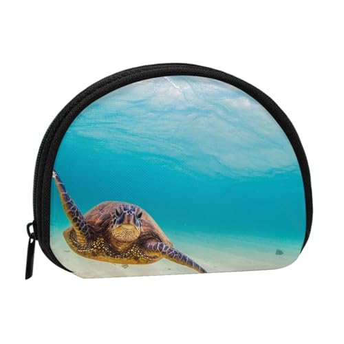Unterwasser-Tauchen, Meeresschildkröte, tragbar, Mini-Aufbewahrungstasche, Muschelform, Geldbörse, kleine Münzgeldbörse, Muschel-Aufbewahrungstasche von ESNAIUVCD