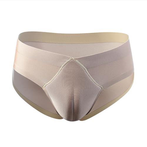 ESORNUG Tucking Unterwäsche Transgender Sissy Höschen Hiding Gaff Transvestite Hipster Unterwäsche Crossdresser Nahtlos Panty Bikini Briefs von ESORNUG