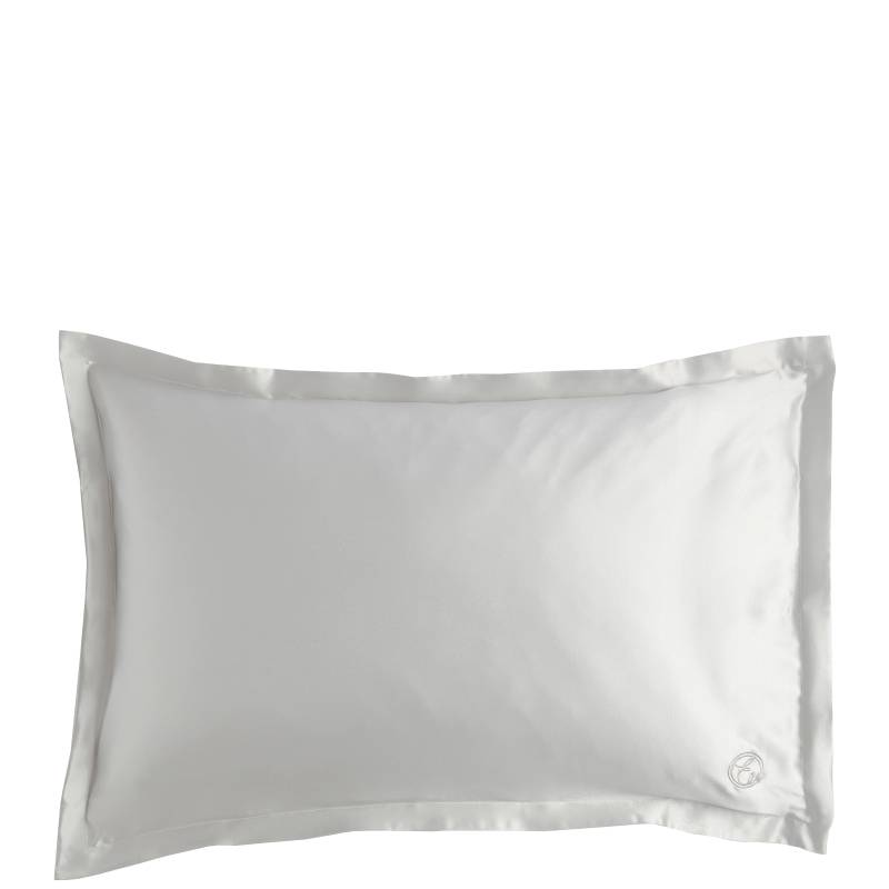 ESPA Home Oxford Edge Silk Pillowcase - Moonlight Grey von ESPA