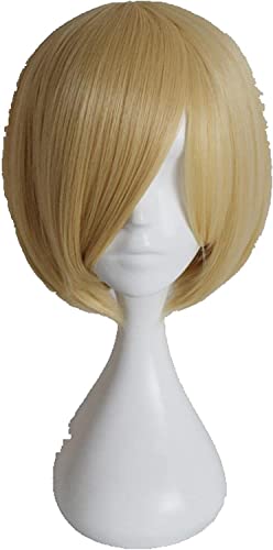 ESPADE Wig Anime Cosplay Anime Yuri on Ice Yuri Plisetsky Kurzes Blondes Haar Mann Frau Hitzebeständiges Synthetisches Kostüm Cosplay Perücke von ESPADE