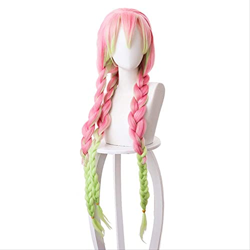 ESPADE Wig Anime Cosplay Devil's Sword Ganlu Temple Glass Glass Pink Gradient Twisted Braid Cosplay Wig ESPADE Wig Anime Cosplay Devil's Sword Ganlu Temple Glass Glass Pink Gradient Twisted Braid Cosplay Wig von ESPADE