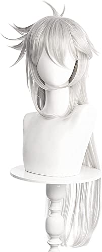 ESPADE Wig Anime Cosplay Genshin Impact Razor Cosplay Silbergrau Lange Hitzebeständige Kunsthaar Halloween Karneval Party Rollenspiel Perücken ESPADE Wig Anime Cosplay Genshin Impact Razor Cosplay Silbergrau Lange Hitzebeständige Kunsthaar Halloween Karneval Party Rollenspiel Perücken von ESPADE