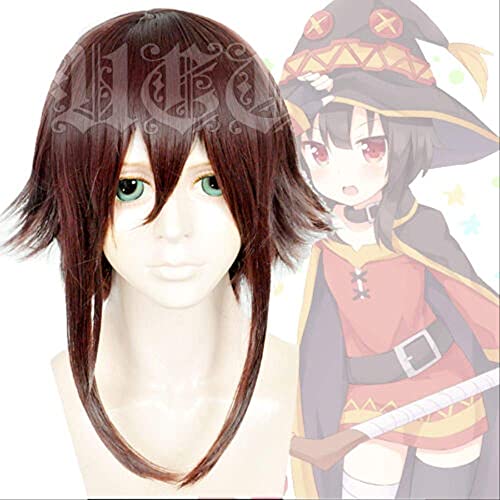 ESPADE Wig Anime Cosplay KonoSuba God's Blessing On This Wonderful World Megumin Brown Fluffy Cosplay Wig ESPADE Wig Anime Cosplay KonoSuba God's Blessing On This Wonderful World Megumin Brown Fluffy Cosplay Wig von ESPADE