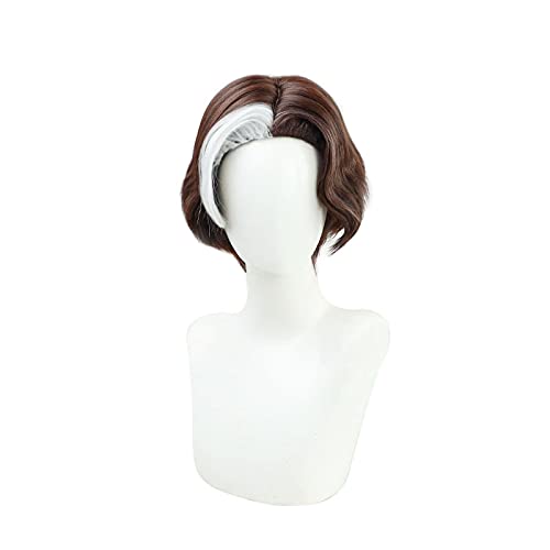 ESPADE Wig Anime Cosplay Perücke FF14 Hades Final Fantasy XIV Emet-Selch Cosplay Boss Coklat Pendek Keriting Rambut Sintetis Tahan Panas Halloween-Rollenspiel ESPADE Wig Anime Cosplay Perücke FF14 Hades Final Fantasy XIV Emet-Selch Cosplay Boss Coklat Pendek Keriting Rambut Sintetis Tahan Panas Halloween-Rollenspiel von ESPADE