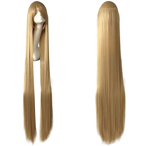 ESPADE Wig Anime Cosplay Wig for Halloween Fashion Christmas Party Dress Up Wig Cosplay Wig Ancient Costume Universal 120 150Cm Long Straight Hair Anime Color Hair Cos Wig Color:122-2 (150Cm) von ESPADE