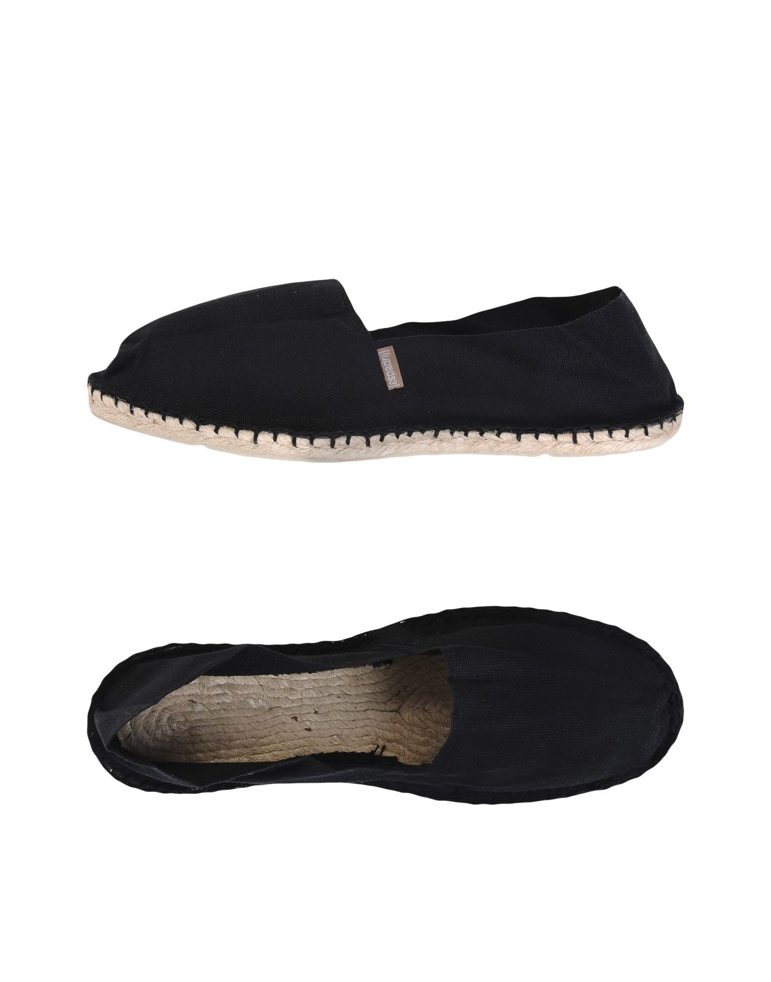 ESPADRIJ Espadrilles Herren Schwarz von ESPADRIJ
