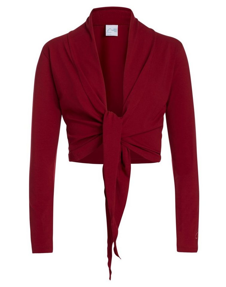 ESPARTO Yoga-Wickeljacke Wickelshirt Dhaara in Bio-Baumwolle variabel zu binden von ESPARTO