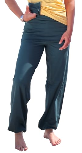 ESPARTO Yogahose Sooraj - das Original in Bio-Baumwolle Thymian XXS von ESPARTO