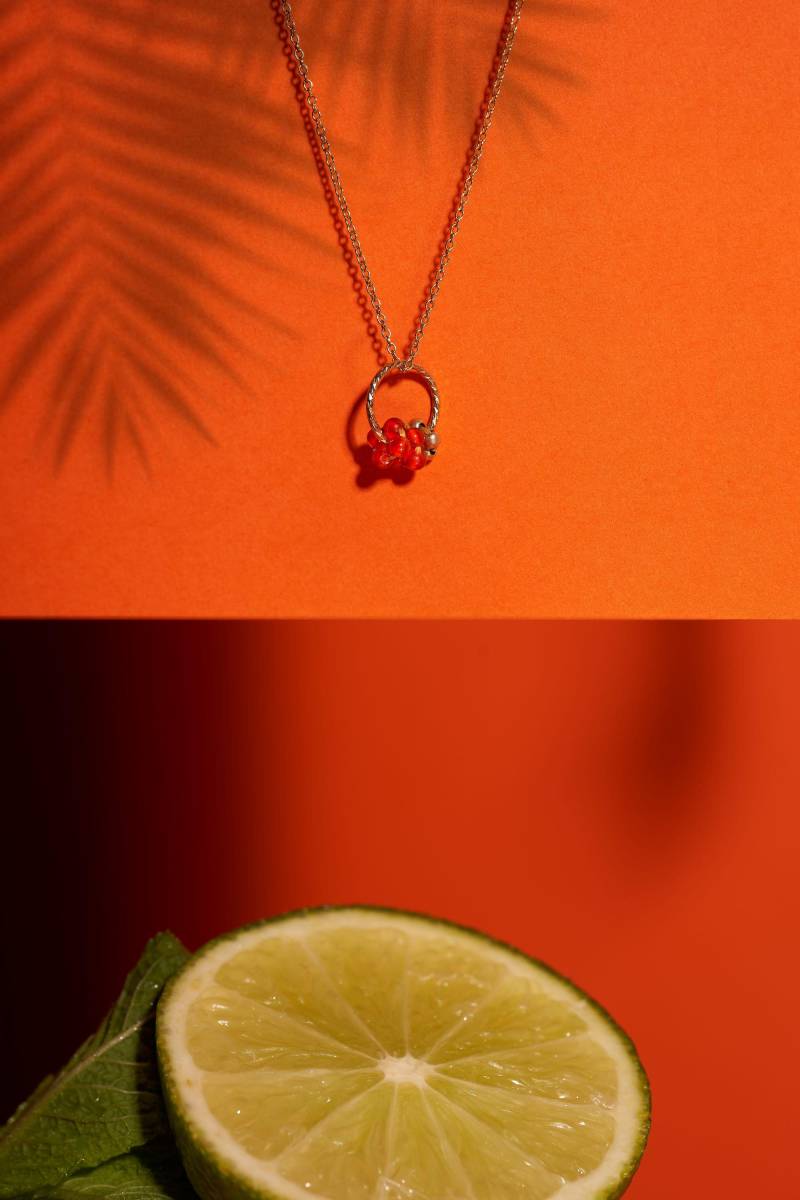 Feine Goldgefüllte Goldkette Und Halbedelsteinperlen, Karneol-Natursteine, Geburtssteine, Weihnachtsgeschenk von ESPIEGLERIESBIJOUX