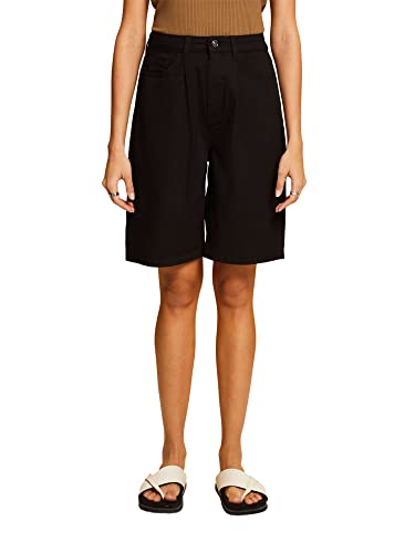 ESPRIT Damen 043EO1C303 Jeans-Shorts, 001/BLACK, 28 ESPRIT Damen 043EO1C303 Jeans-Shorts, 001/BLACK, 28 von ESPRIT