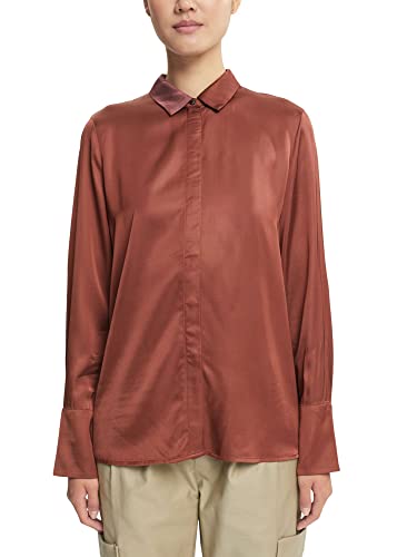 ESPRIT Collection Damen 992eo1f311 Bluse, Rust Brown, L EU ESPRIT Collection Damen 992eo1f311 Bluse, Rust Brown, L EU von ESPRIT