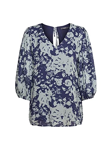 ESPRIT Damen 082EO1F315 Bluse, 403/NAVY 4, XS von ESPRIT