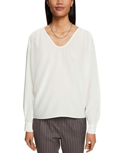 ESPRIT Damen 122EO1F309 Bluse, 110/OFF White, XXL ESPRIT Damen 122EO1F309 Bluse, 110/OFF White, XXL von ESPRIT