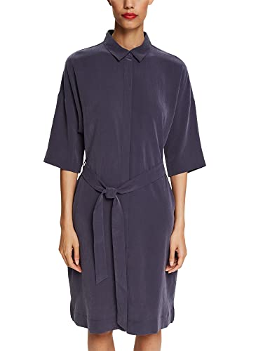 ESPRIT Collection Damen Dress 052eo1e334, Anthracite, 40 von ESPRIT