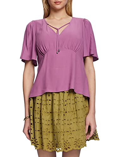 ESPRIT Damen 053EO1F325 Bluse, 506/VIOLET 2, M von ESPRIT