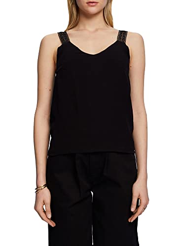 ESPRIT Damen 043EO1F303 Bluse, 001/BLACK, L von ESPRIT