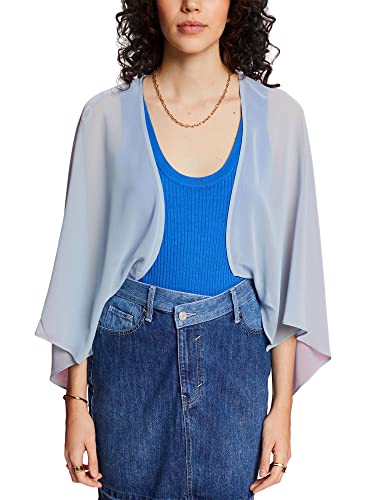 ESPRIT Damen 023EO1G324 Jacke, 445/LIGHT Blue Lavender, XL von ESPRIT