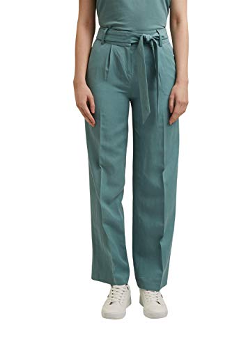 ESPRIT Collection Damen Hose 031eo1b303, 460/Dark Turquoise, 34W / 32L von ESPRIT