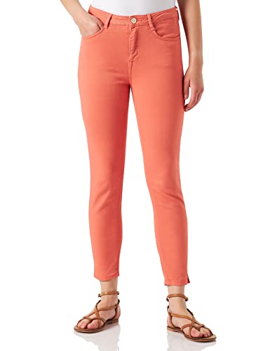 ESPRIT Damen 042EO1B330 Jeans, 870/CORAL ORANGE, 26 von ESPRIT