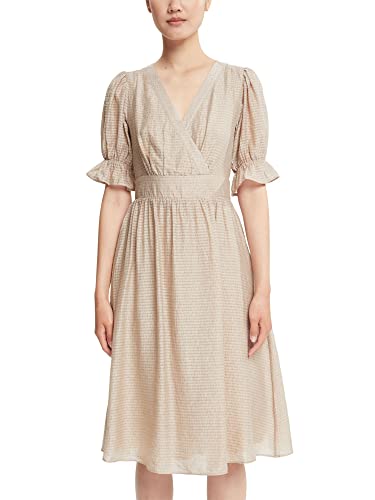 ESPRIT Damen 042EO1E345 Dress, 260/LIGHT Taupe, 36 von ESPRIT