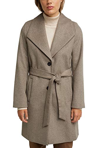 ESPRIT Collection Damen Jacke 080eo1g350, 264/Light Taupe 5, XXL von ESPRIT