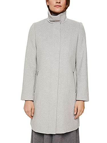 ESPRIT Damen 081EO1G330 Jacke, Light Grey, M von ESPRIT