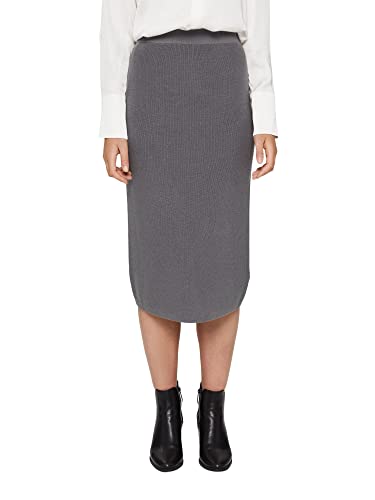 ESPRIT Damen 101EO1D301 Rock, 039/MEDIUM Grey 5, S ESPRIT Damen 101EO1D301 Rock, 039/MEDIUM Grey 5, S von ESPRIT