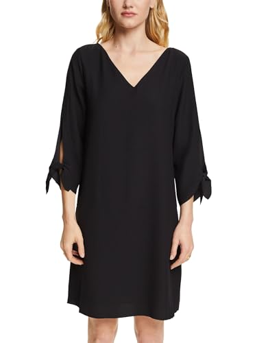 ESPRIT Collection Damen 990eo1e303 Kleid, Schwarz, 36 EU von ESPRIT