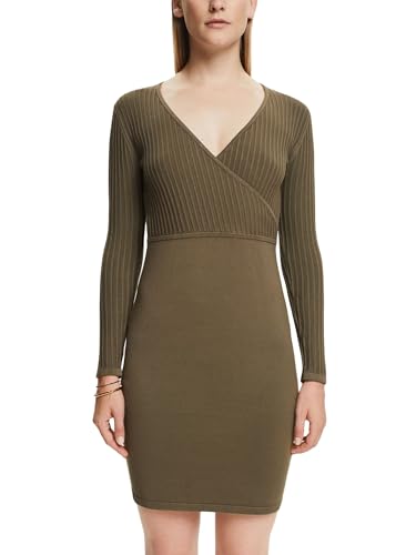 ESPRIT Collection Damen 991eo1e320 Kleid, Dark Khaki, L EU ESPRIT Collection Damen 991eo1e320 Kleid, Dark Khaki, L EU von ESPRIT