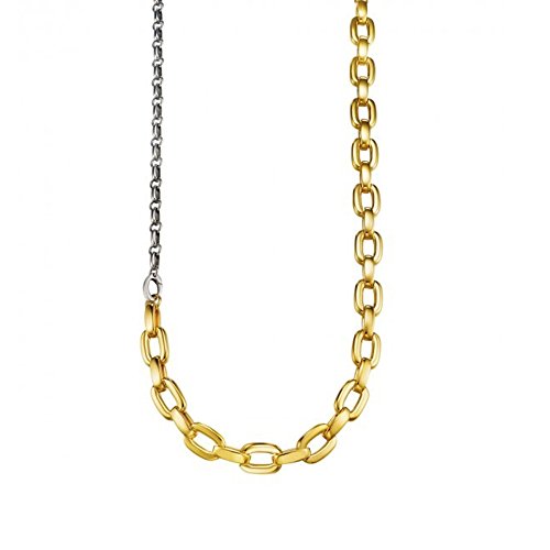 ESPRIT Collection Damen-Halsband Edelstahl rhodiniert Ohne Magna Gold ELNL11854B850 von ESPRIT
