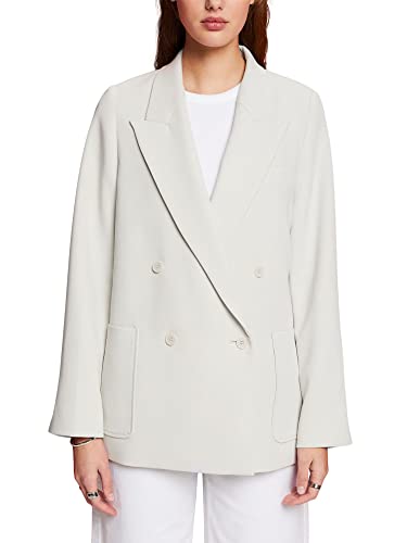 ESPRIT Damen 033EO1G303 Blazer, 050/PASTEL Grey, 40 ESPRIT Damen 033EO1G303 Blazer, 050/PASTEL Grey, 40 von ESPRIT