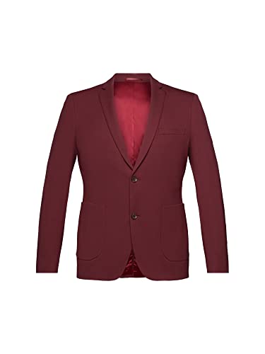 ESPRIT Collection Herren 992eo2g302 Blazer, 600/Bordeaux Red, 52 von ESPRIT