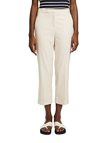 ESPRIT Collection Damen 023eo1b306 Hose, 290/Light Beige, 36 von ESPRIT