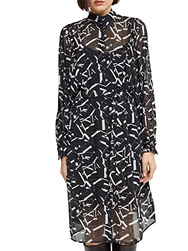 ESPRIT Damen 102EO1E310 Kleid, 004/BLACK 4, 36 von ESPRIT
