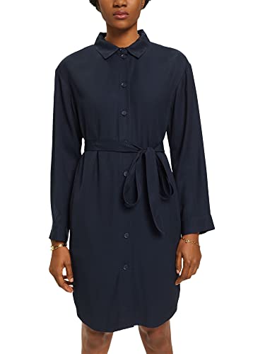 ESPRIT Damen 033EO1F303 Bluse, 400/NAVY, XL von ESPRIT