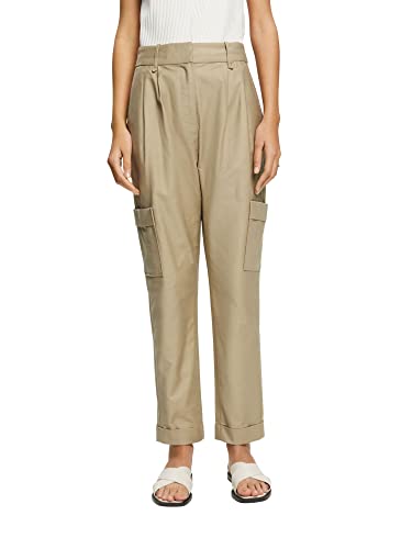 ESPRIT Collection Damen 072eo1b303 Hose, 265/Pale Khaki, 40W / 28L EU von ESPRIT