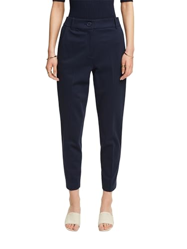 ESPRIT Collection Damen Hose 991eo1b308, Navy, 36 von ESPRIT