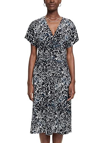 ESPRIT Damen 023EO1E350 Kleid, 003/BLACK 3, L von ESPRIT