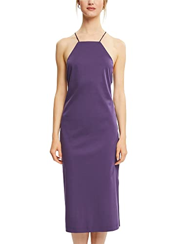 ESPRIT Damen 062EO1E313 Dress, 500/DARK Purple, S von ESPRIT
