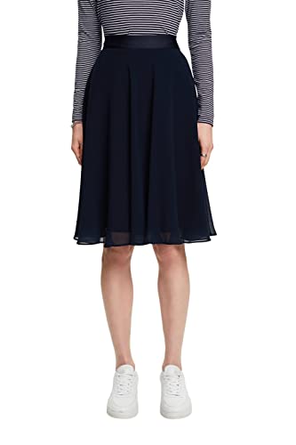 ESPRIT Damen 992EO1D301 Rock, 400/NAVY, 32 von ESPRIT