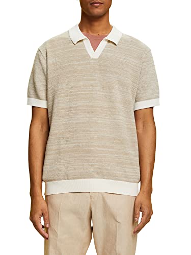 ESPRIT Herren 043EO2K308 Polohemd, 285/SAND, L von ESPRIT