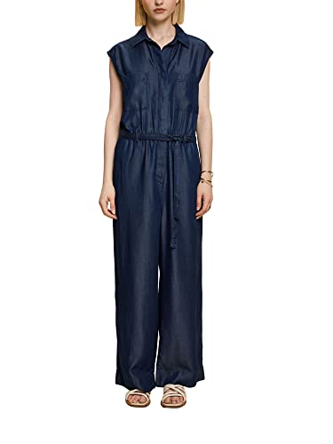 ESPRIT Damen 053EO1L301 Overalls, 901/Blue Dark Wash, 36 von ESPRIT