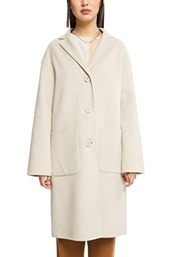 ESPRIT Damen 082EO1G339 Jacke, 295/CREAM BEIGE, XL von ESPRIT