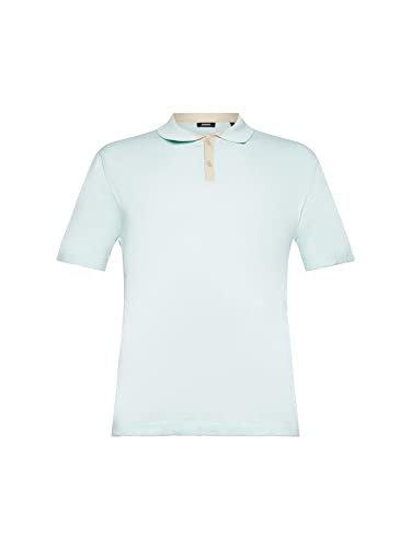 ESPRIT Collection Herren 023eo2k307 Polohemd, 390/Light Aqua Green, L von ESPRIT