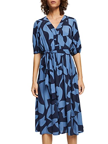 ESPRIT Collection Damen 022eo1e342 Kleid, Grey Blue, 36 EU von ESPRIT